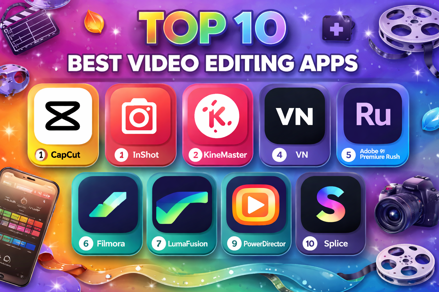 Top 10 Best Video Editing Apps